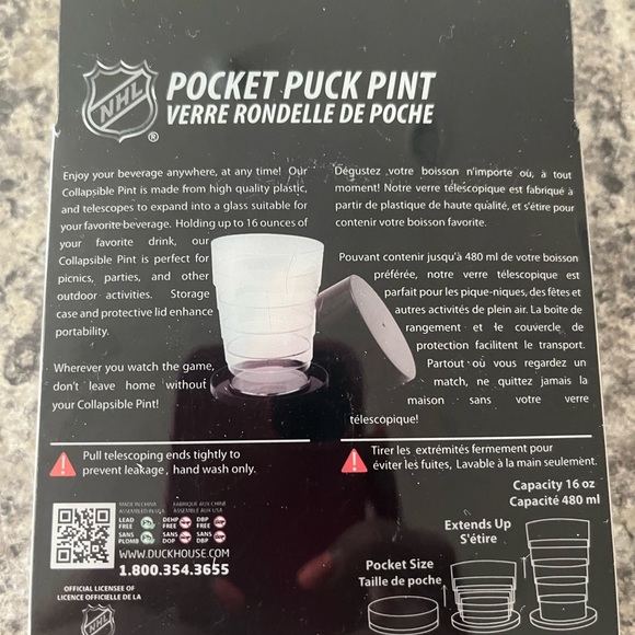 Bnwt Pocket puck pint - Picture 2 of 2